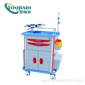 Moible Hospital ABS Stainless Steel Emergency Trolley